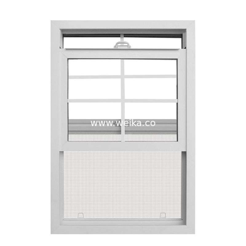 3.22 inch Soundproof UPVC Single Hung Window For Mobile House