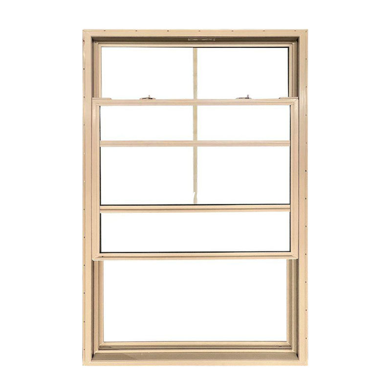 62mm Single Hung And Tilt Window White Black Color With PVC Grids