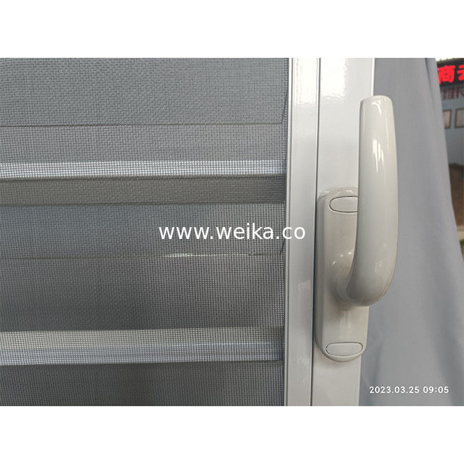 Single Glass UPVC Louver Window Aluminum Jalousie Windows With Handle Customized