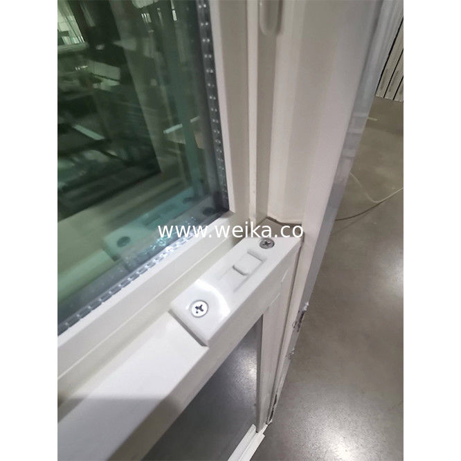 Aluminium Vertical UPVC Single Hung Window Grill Design For Ranch Home
