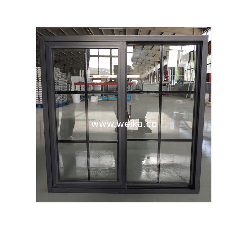 Simple And Transparent Design Vinyl Slide Windows American UPVC Sliding Windows For Your