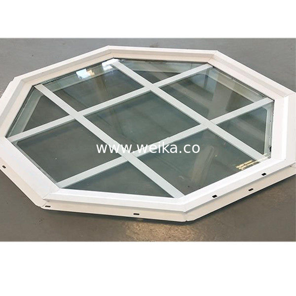 Commercial Hurricane Fixed Glass Window 24 Inch Octagon