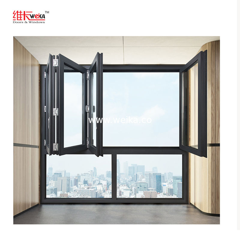 Vinyl UPVC Aluminium Folding Window Doors Contemporary ODM