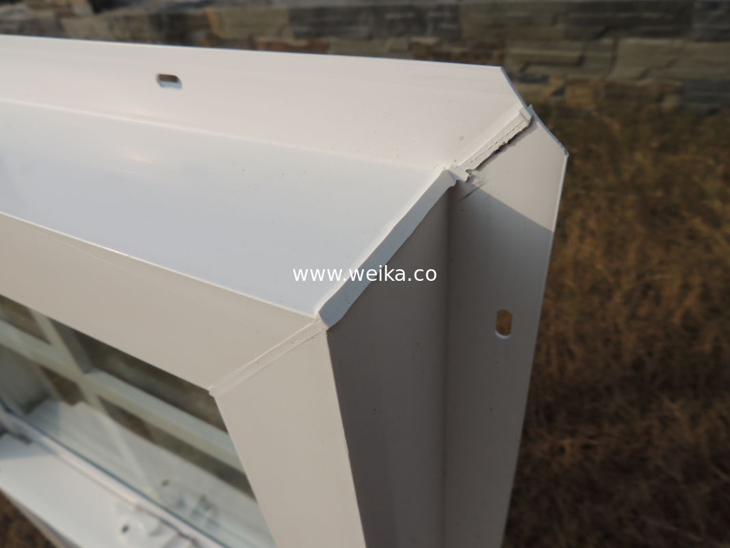 Customize Sizes Vertical Sliding Single Hung Windows Double Glass 1.4mm - 2.5mm Thickness