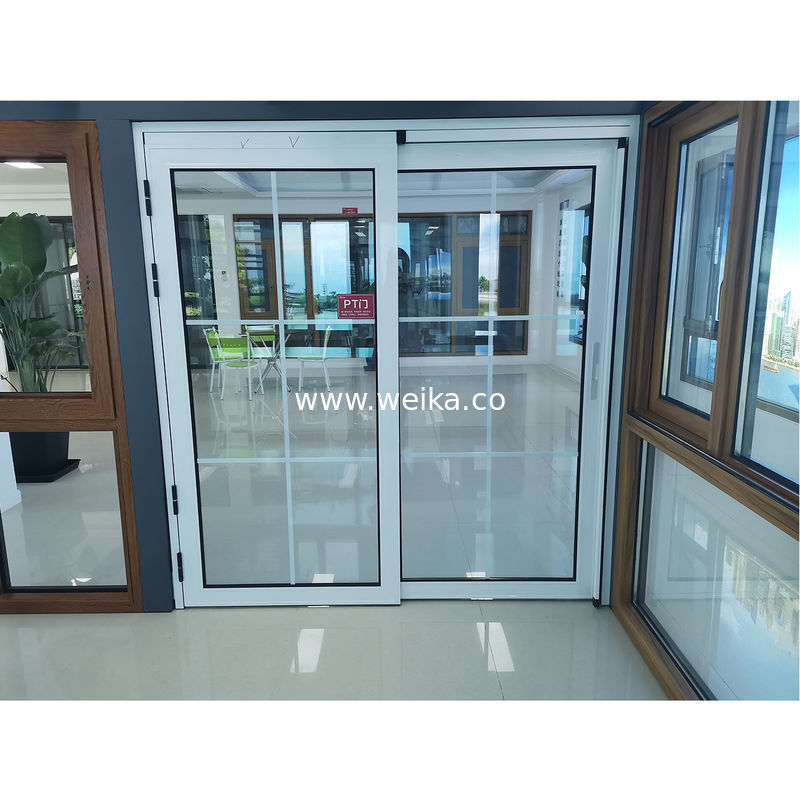 ODM Aluminum Sliding Window And Door For Kitchen White Tempered Glass