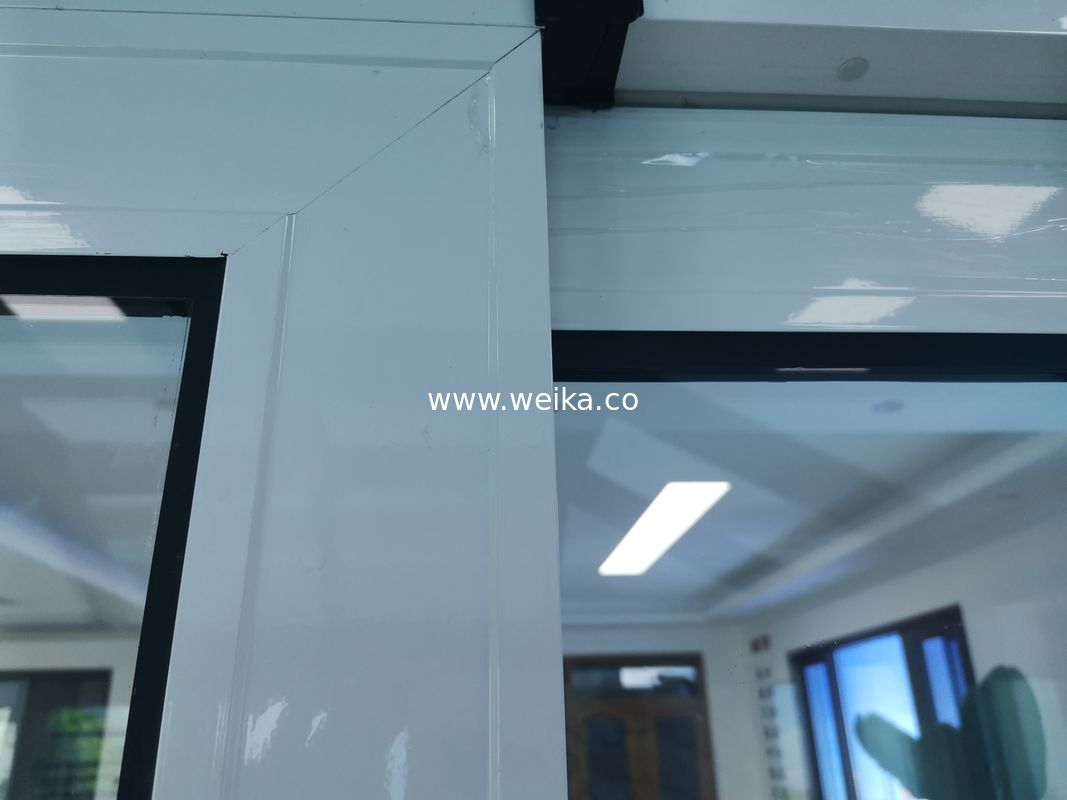 ODM Aluminum Sliding Window And Door For Kitchen White Tempered Glass