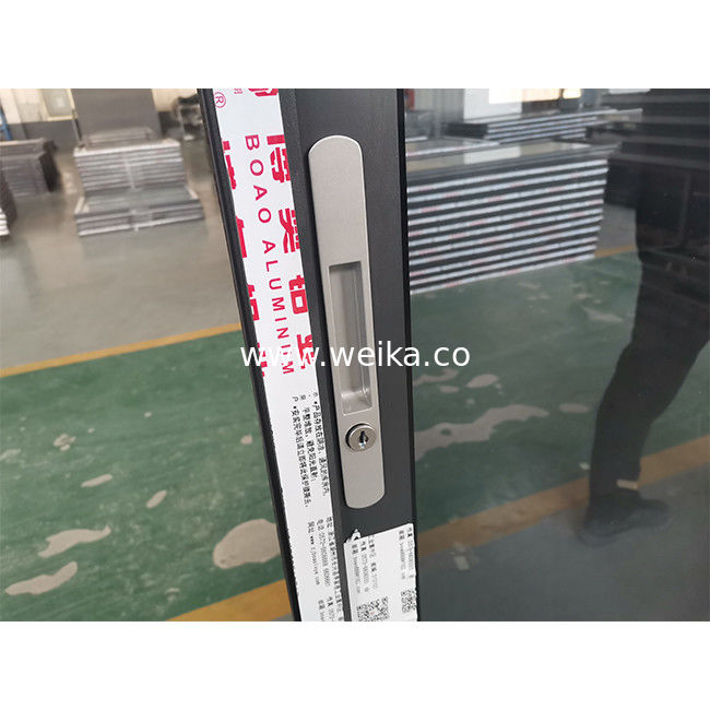 Tempered Glass Modern Sliding Patio Doors Aluminum Grill Sliding Window And Door