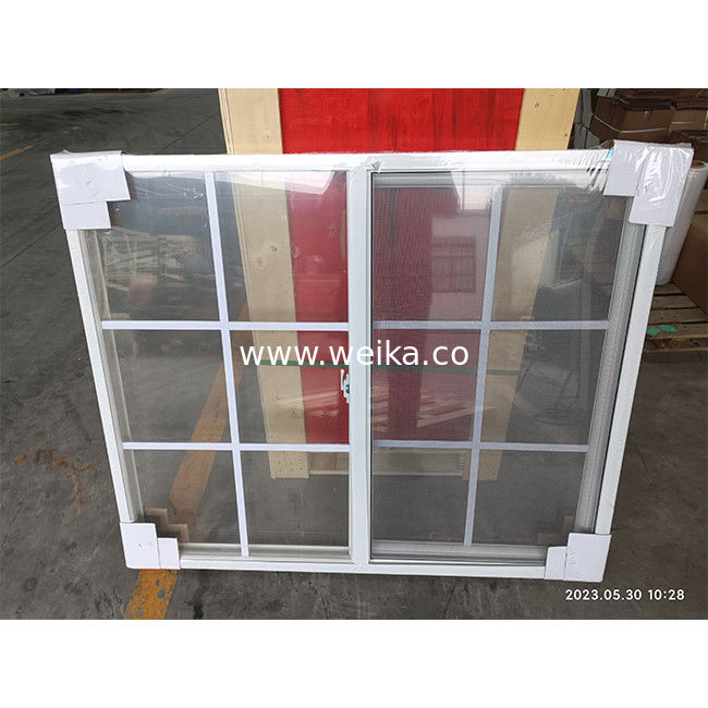 Fiberglass Fly Screen Aluminum Sliding Window And Door High Strength Weika 37 Series