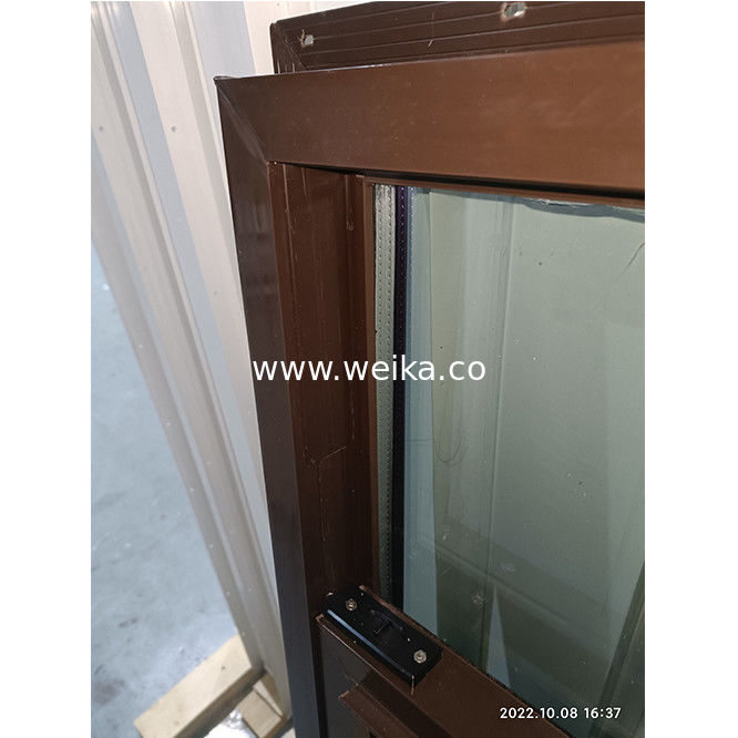 Crescent Lock Top Fixed Sash Single Hung Windows UPVC Lower Panel Low-E Glass