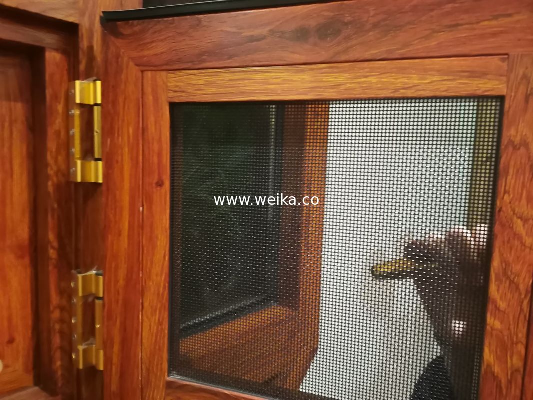 Octagonal Fixed and top hung Artistic Shaped Aluminium Alloy Woodgrain Windows
