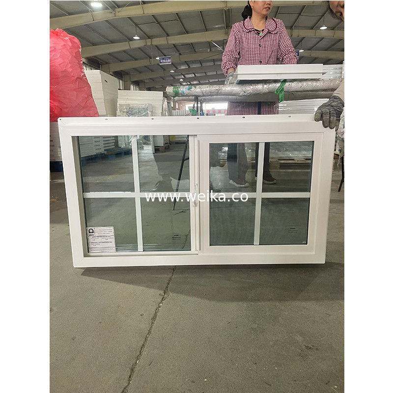 FiberGlass Screen Netting UPVC Sliding Window And Door Integrated Design Of Internal Fan Material