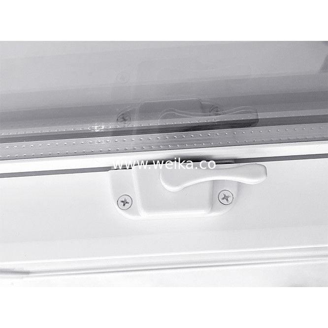 UPVC Single Hung Window All-body Profiles And Windproof Function With Customizable Aesthetic Design