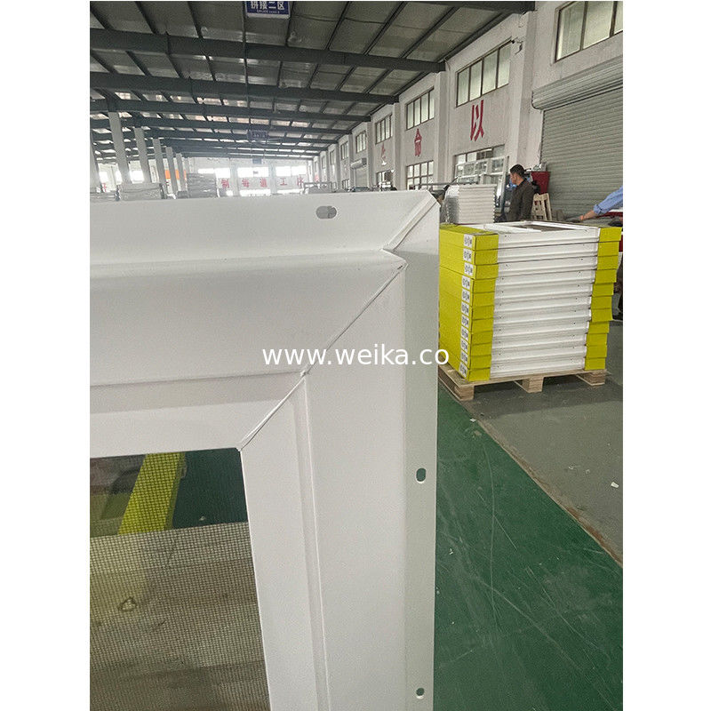 Double Glazed PVC Sliding Window Solutions 58mm/65mm/80mm/82mm Profile Series and Tempered Glass Design