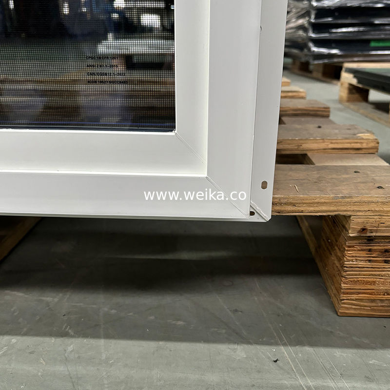 Mosquito-Proof UPVC Sliding Window with Mesh for Tropical Climates Custom 30x30 UPVC Sliding Window for Compact Kitchen Ventilation