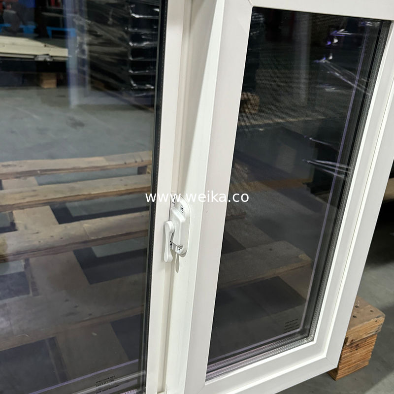 Slim Black-Frame UPVC Sliding Window for Minimalist Office Partitions Double Glazed Green-Tinted UPVC Sliding Window for Energy Efficiency