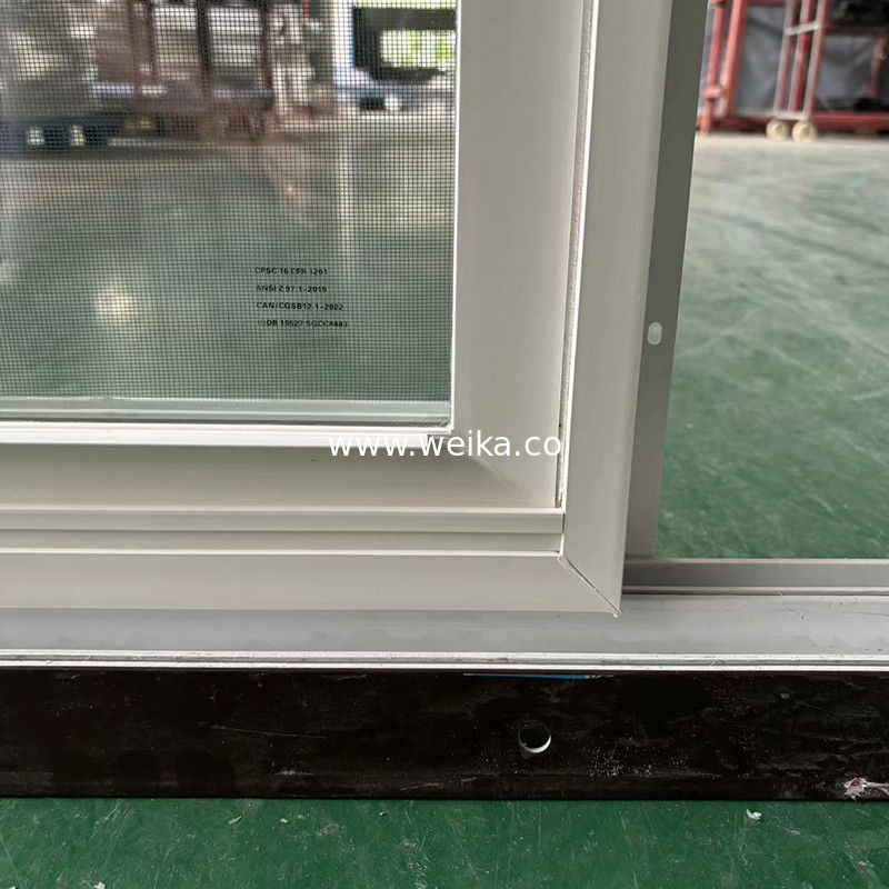 Excellent Weather Resistance and Good Corrosion Resistance UPVC Double Hung Window Sample Accepted