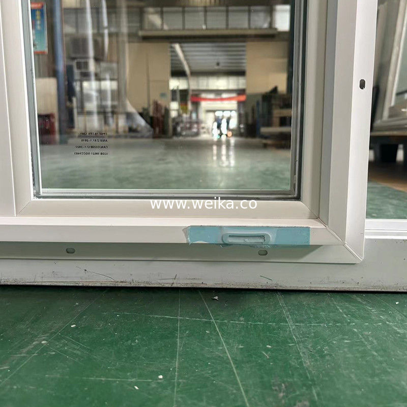 Friction Hinge UPVC Sliding Window And Door Standard Notch Design With Float Glass