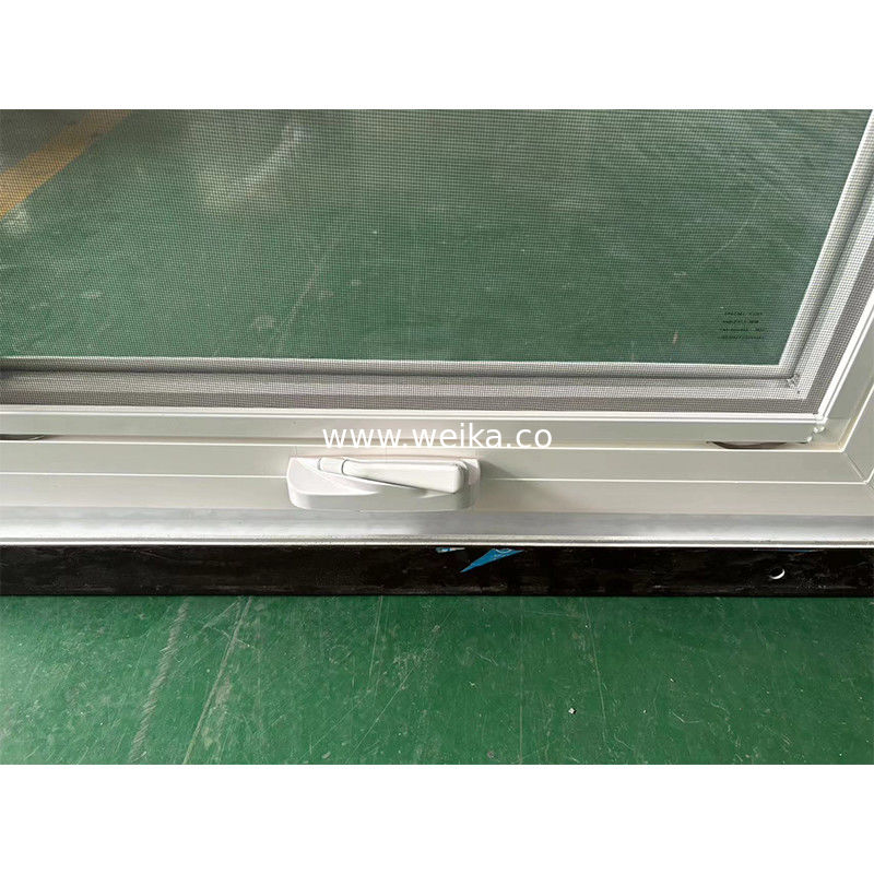 Arctic-Grade UPVC Hand Crank Top-Hung Awning Window – Storm-Proof Ventilation & AI-Ready Control