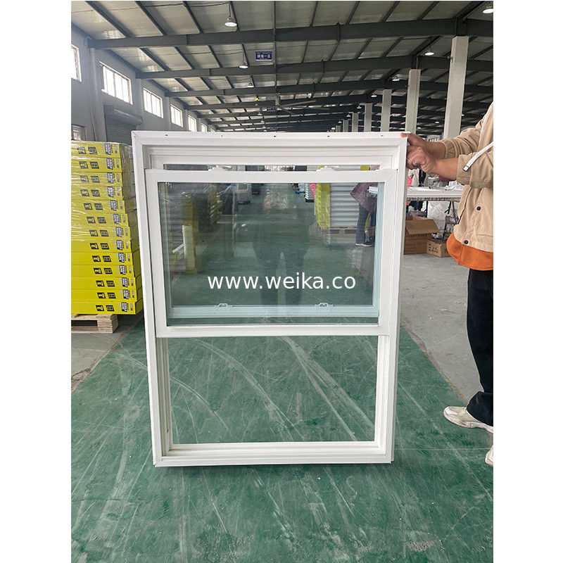 Good Corrosion Resistance UPVC Double Hung Window with Mosquito/Insect Control