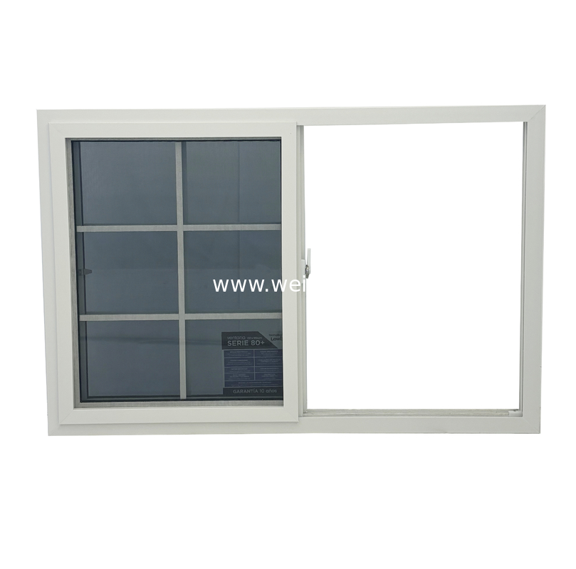 Friction Hinge UPVC Sliding Window And Door Standard Notch Design With Float Glass