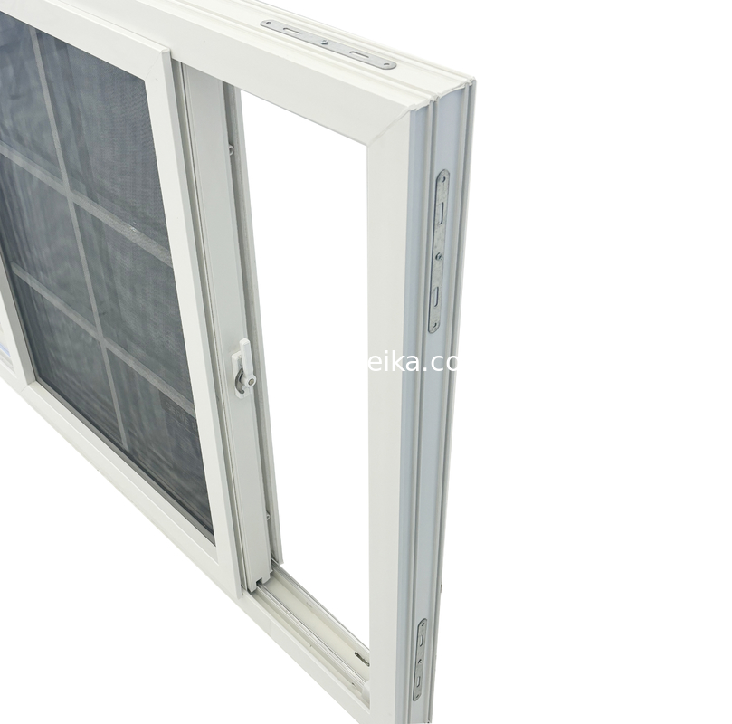 Friction Hinge UPVC Sliding Window And Door Standard Notch Design With Float Glass