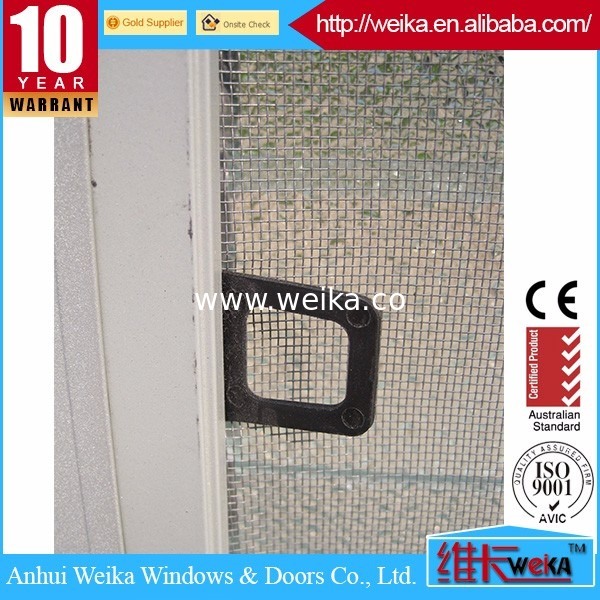 Customized UPVC Single Hung Window with Excellent Airproof Performance and Sound Insulation Performance