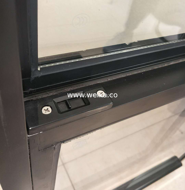 Vertical Opening Direction UPVC Single Hung Window with Excellent Waterproof Performance and Sliding Opening Style