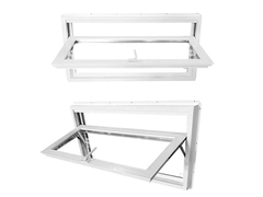 WEIKA 75 series vinyl hopper windows