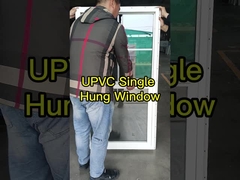 vinyl hung windows double glazed tempered glass windows