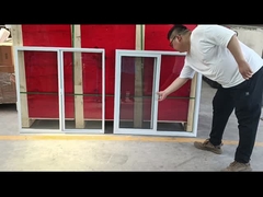 Cheap UPVC Sliding Window And Door With Plastic Grill