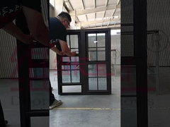 Double Aluminum Hung Window Vertical Sliding Twins Home House