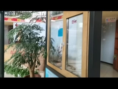 ODM Casement Aluminum Tilt And Turn Windows Woodgrain color