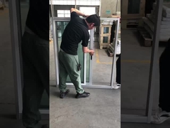 WEIKA aluminum color touch sliding window double glass mobile house